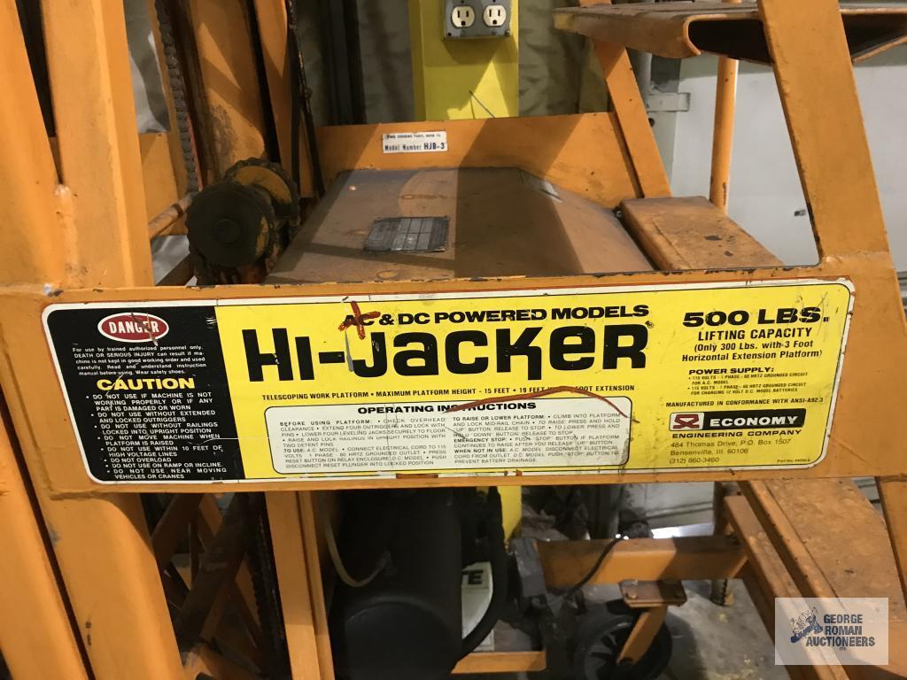 HI-JACKER ELECTRIC PLATFORM, 500#