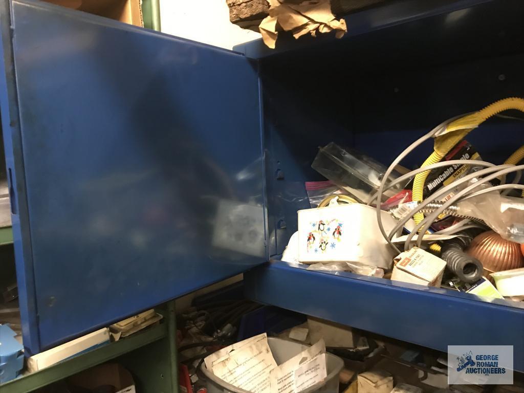 EAGLE SAFETY CABINET, WALL MOUNT AND CONTENTS