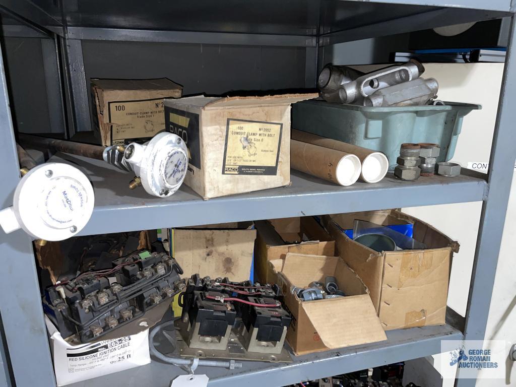 SWITCHES, WIRE, PARTS AND SHELF