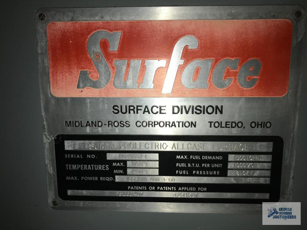 SURFACE COMBUSTION. SUPER PROLECTRIC ALLCASE FURNACE. SN#: BC-41357-1. 1978. ELECTRIC. 30-48-30. MAX