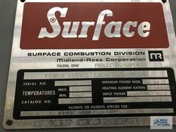 SURFACE COMBUSTION POWER CONVECTION ALLCASE FCE. SN# BC-40658-1. MAX TEMP: 1750 DEG. F.