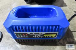Kobalt 40 V, cordless string, trimmer/blower, combo kit.