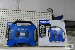 Two Kobalt 24V cordless high pressure inflators