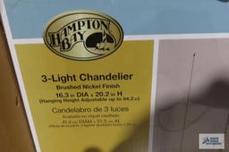 Hampton Bay 3-light chandelier