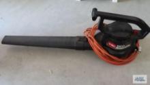 Toro electric blower with heavy duty extension cord