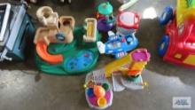 Lot of assorted children's toys