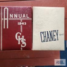 Chaney High School 1942 and 1943 yearbooks