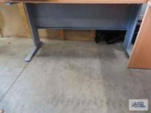 5 ft Cherry finish formica top table