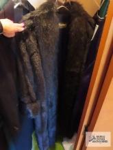 Full length faux fur coat by Monterey Fashions. size XS.