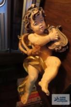 Cherub composite figurine