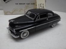 Danbury Mint 1949 Mercury Club Coupe Diecast Car