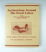 Hardcover Book: "Archaeology Around the Great Lakes" by Raymond Vietzen, copyright 1987.
