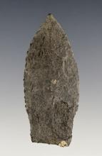 2 3/8" Paleo Stemmed Lanceolate made from Basalt. Found in the 1950's by Norma Berg