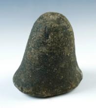 Nice 3 5/8" Bell Pestle found in Stark Co., Ohio. Slight dimple on the base.  Ex. D. Huddleston.