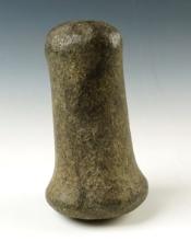Well made 6" Ohio Bell Pestle made from patinated Hardstone. Ex. Terry Elleman.
