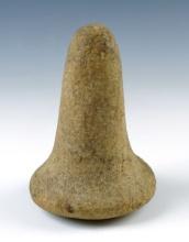 Exceptional 5 5/16" tall Ohio Bell Pestle that is well defined. Made from well patinated Quartz.