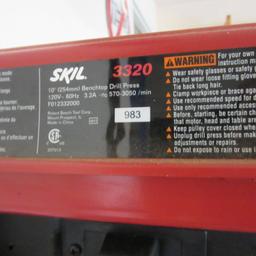 Skil Bench Drill Press, Wilton Vise and Drill Bits