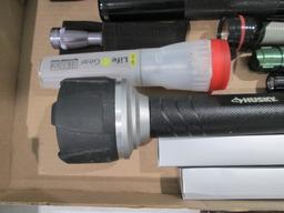 Grouping of Flashlights-Husky, Maglite, Duracell, etc.