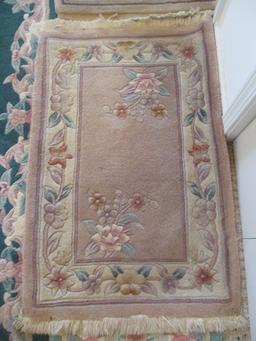 Hand Tufted Chinese Hand Sheared Floral Design Rugs