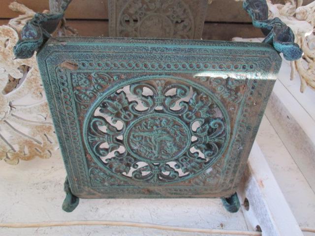 Three Cast Metal Accent Tables/Stands