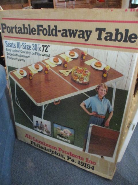 All-Luminum Portable Fold-Away Table