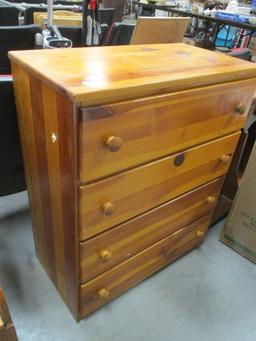 Pine Chest with 4 Drawers