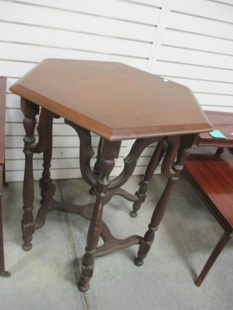 Hexagon Shaped Antique Table