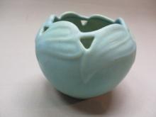 Van Briggle Pottery Leaf Vase  4 1/2"