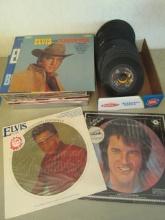 Large Collection of Elvis Presley 45 and Vinyl LP's