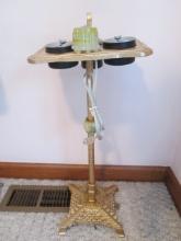 Vintage Restored Art Deco Smoking Stand with Electric Lighter