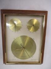 Vintage Wood Framed Airguide Barometer