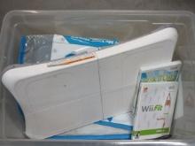 Nintendo Wii Balance Board, Dance Mat, and 2 WiiFit Games