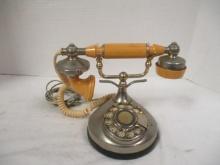 ITT Vintage Metal Brass? Rotary Phone