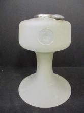 Satin Glass Oil Lamp