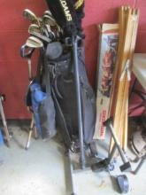 Set of Lynx Irons and Golf Clubs