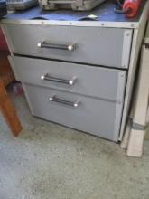 3 Drawer Cabinet and Contents