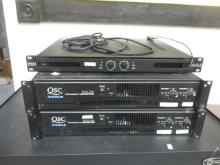 Three Professional Power Amplifiers