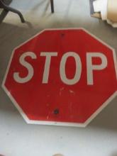 Reflective "STOP" Road Sign