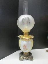Cherub Design Ball Shade Parlor Lamp