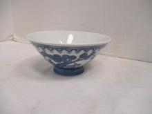 Blue and White Japanese Bowl