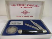 Limited Edition Solingen Custom Cutlery Classic Coins of America Coin & Knife Set
