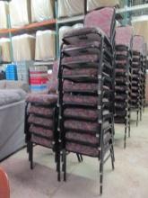 15 MTS Seating Upholstered Seat/Back Stacking Chairs