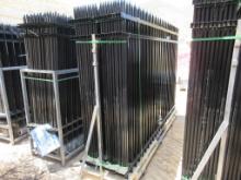 New Unused 10' x 7' HD Welded Steel Fencing,