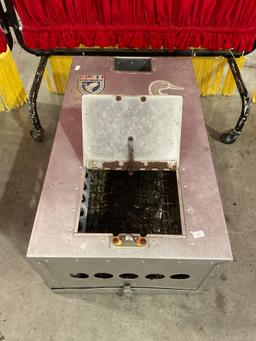 Stainless Steel Meat Smoker Box for Barbecue. Used. See pics.