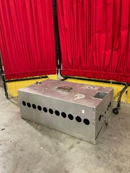 Stainless Steel Meat Smoker Box for Barbecue. Used. See pics.