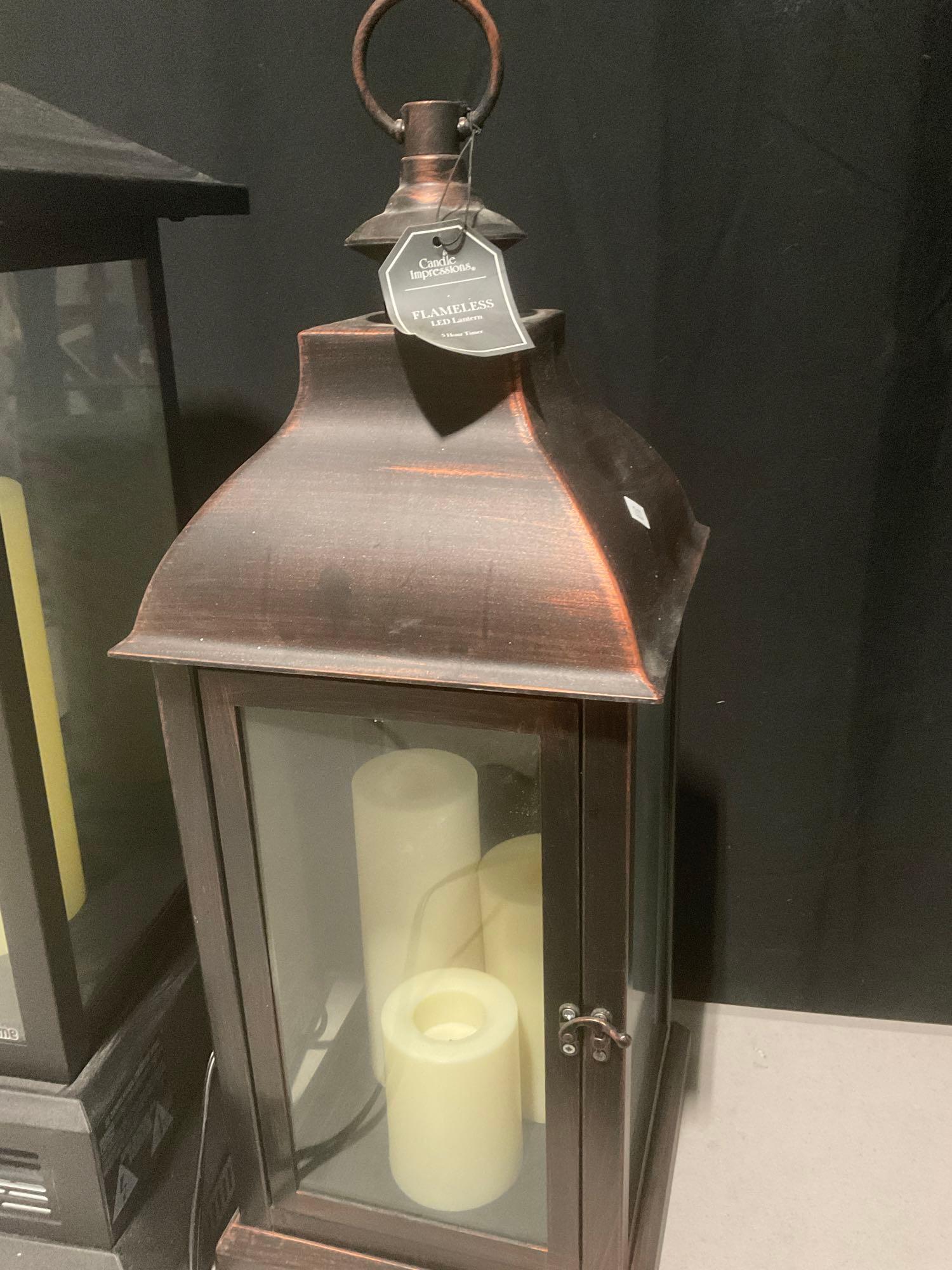 DuraFlame & Candle Impressions Storm Lantern Displays