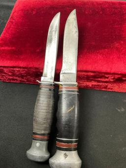 Pair of Vintage Remington Fixed Blade Knives, 1x RH-24 & 1x RH-50