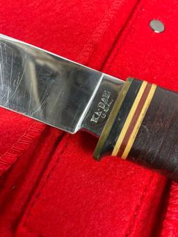 KA-BAR USA Fixed Blade Knife w/ Sheath - 5" Blade - See pics