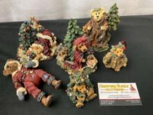 Boyds Bears Composite Bear figures, incl. Mrs. Claws w/Topper, Lil Red w/ B.B. Wolf and more