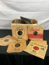 Collection of 30+ Assorted Vintage Records - See pics